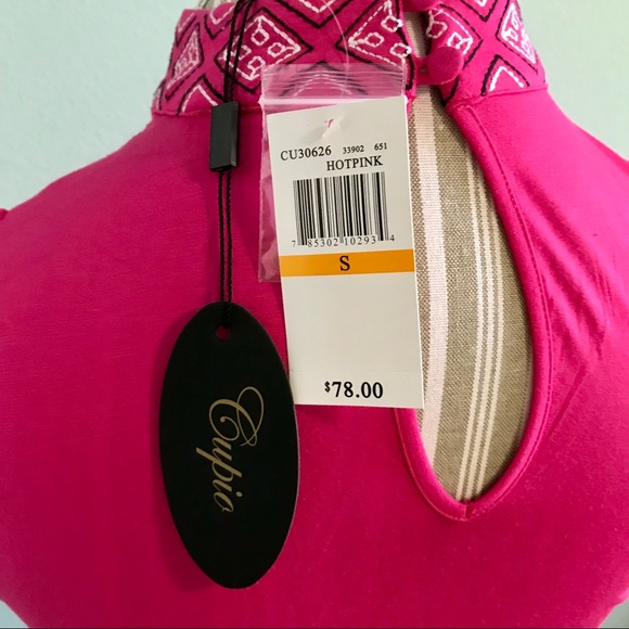 Beautiful NWT Cupio Pink Tunic Size Small - Picture 4 of 6